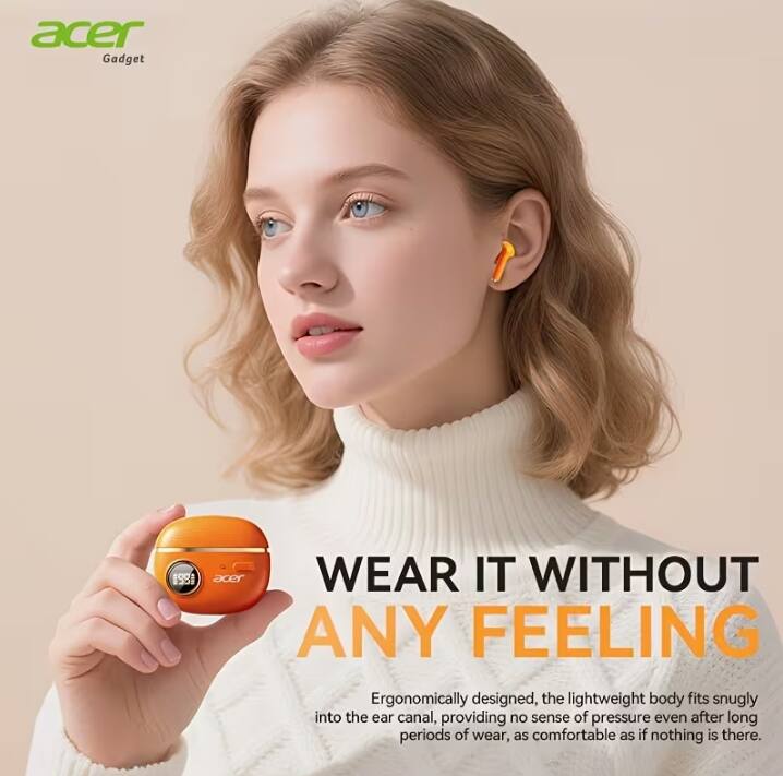 acer Gadget 1001 101

WEAR IT WITHOUT ANY FEELING

Ergonomically designed, the lightweight body fits snugly into the ear canal, providing no sense of pressure even after long periods of wear, as comfortable as if nothing is there.