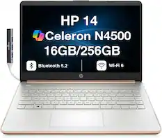 DOKOR DOCK HP 14 Celeron N4500 16GB/256GB Bluetooth 5.2 Wi-Fi 6
