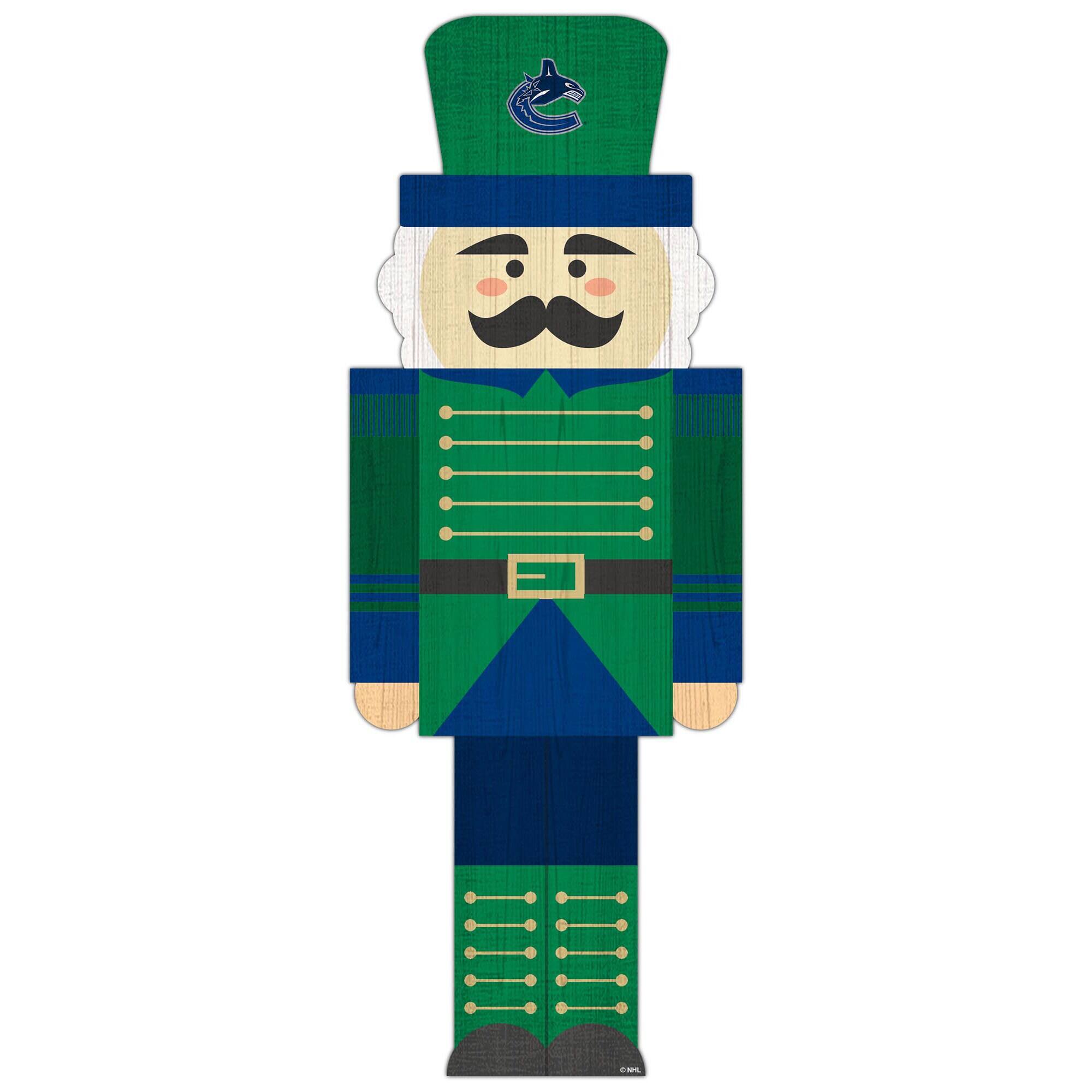 Vancouver Canucks 31'' Nutcracker Leaner