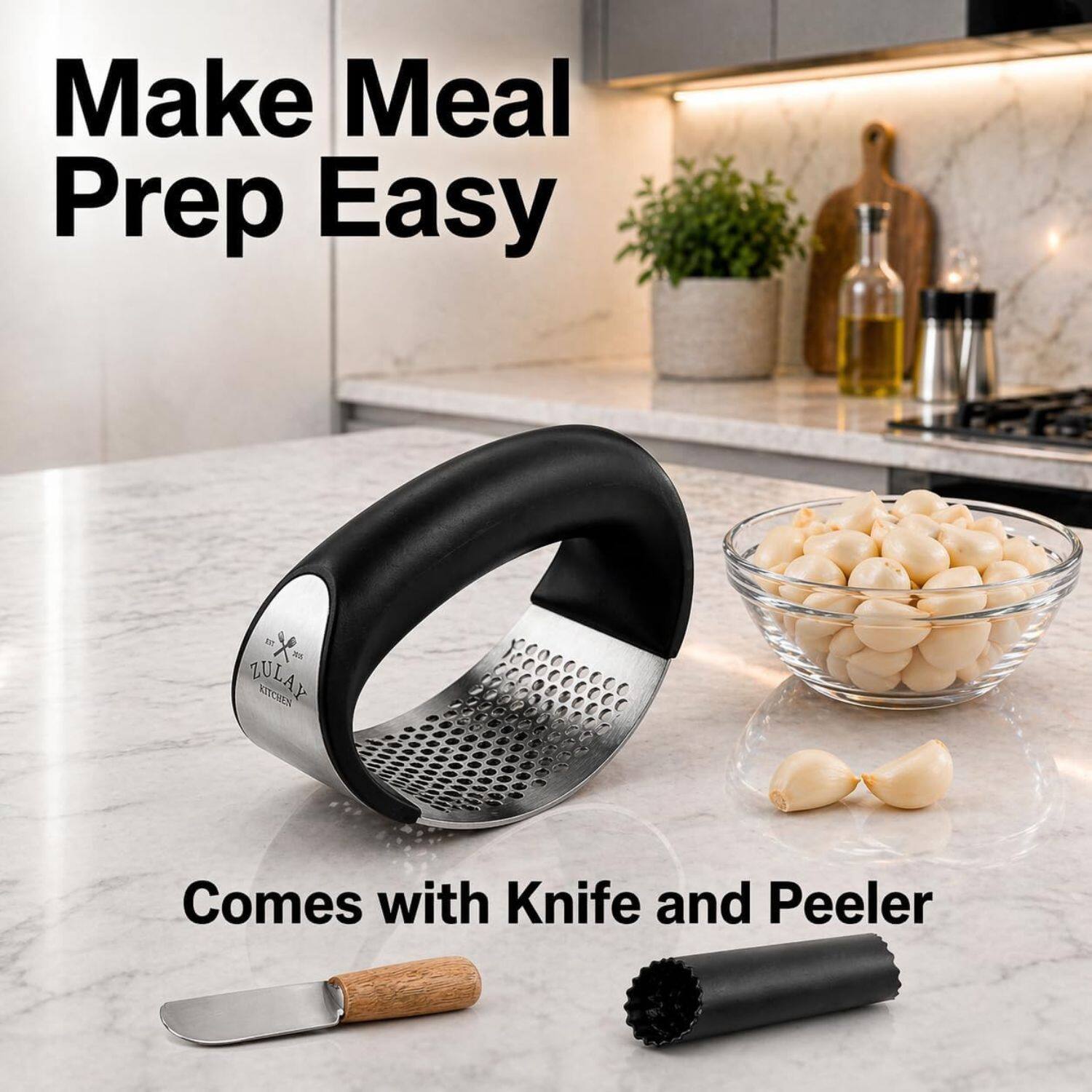 Make Meal Prep Easy  
JULAY ATTCHEN  
Comes with Knife and Peeler