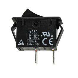 HQRP - On-Off Rocker Switch 16 A 125 V UL Listed Replacement for Craftsman Wet Dry Vac 823871 - Black