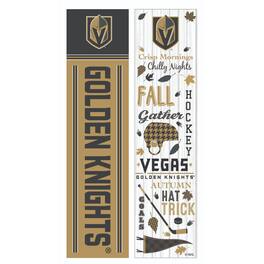 Evergreen Enterprises - Vegas Golden Knights 47" Double Sided Fall Leaner Fan Sign - Multicolor
