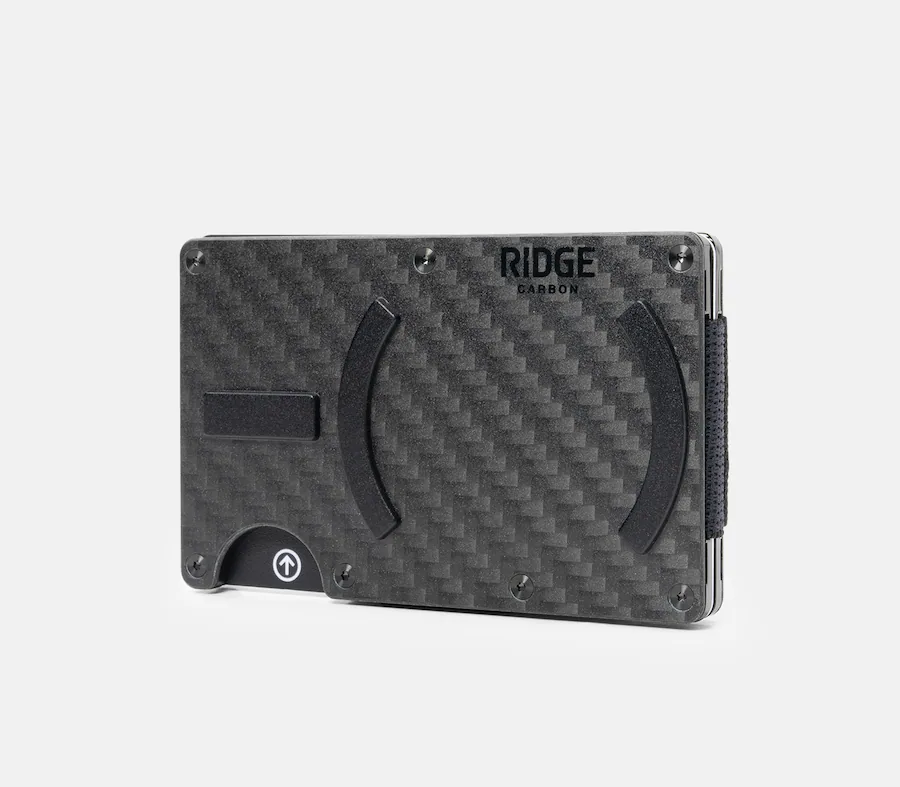 The Ridge Wallet Carbon Fiber MagSafe Wallet Silver AUWCI249125/A0970 ...