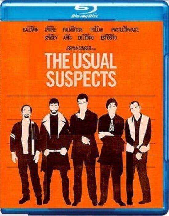 Front. The Usual Suspects (Blu-ray New Box Art) [Blu-ray].