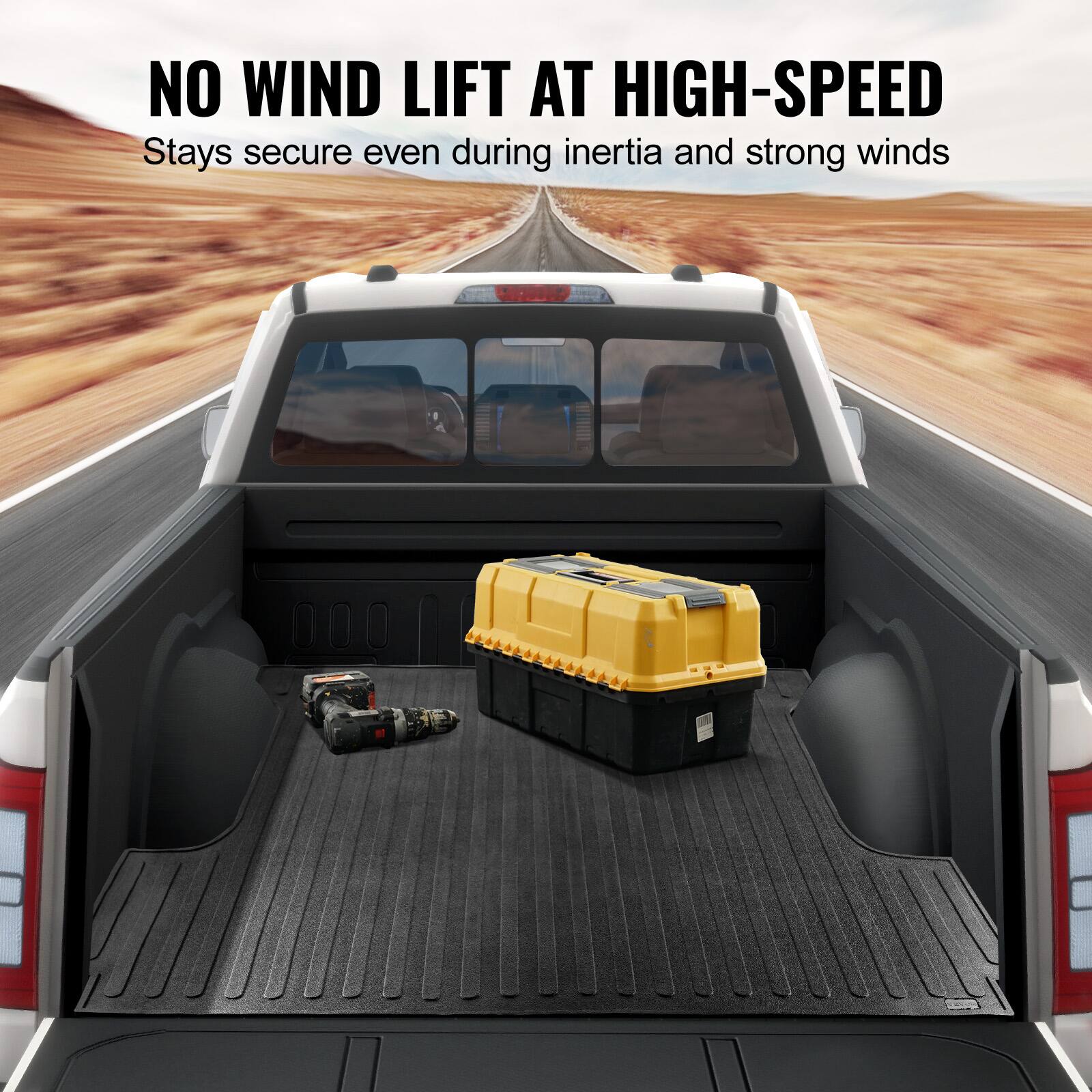 NO WIND LIFT AT HIGH-SPEED  
Stays secure even during inertia and strong winds