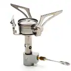 Front. TOAKS - TOAKS Titanium Backpacking Stove - Titanium / Natural Metal Finish.