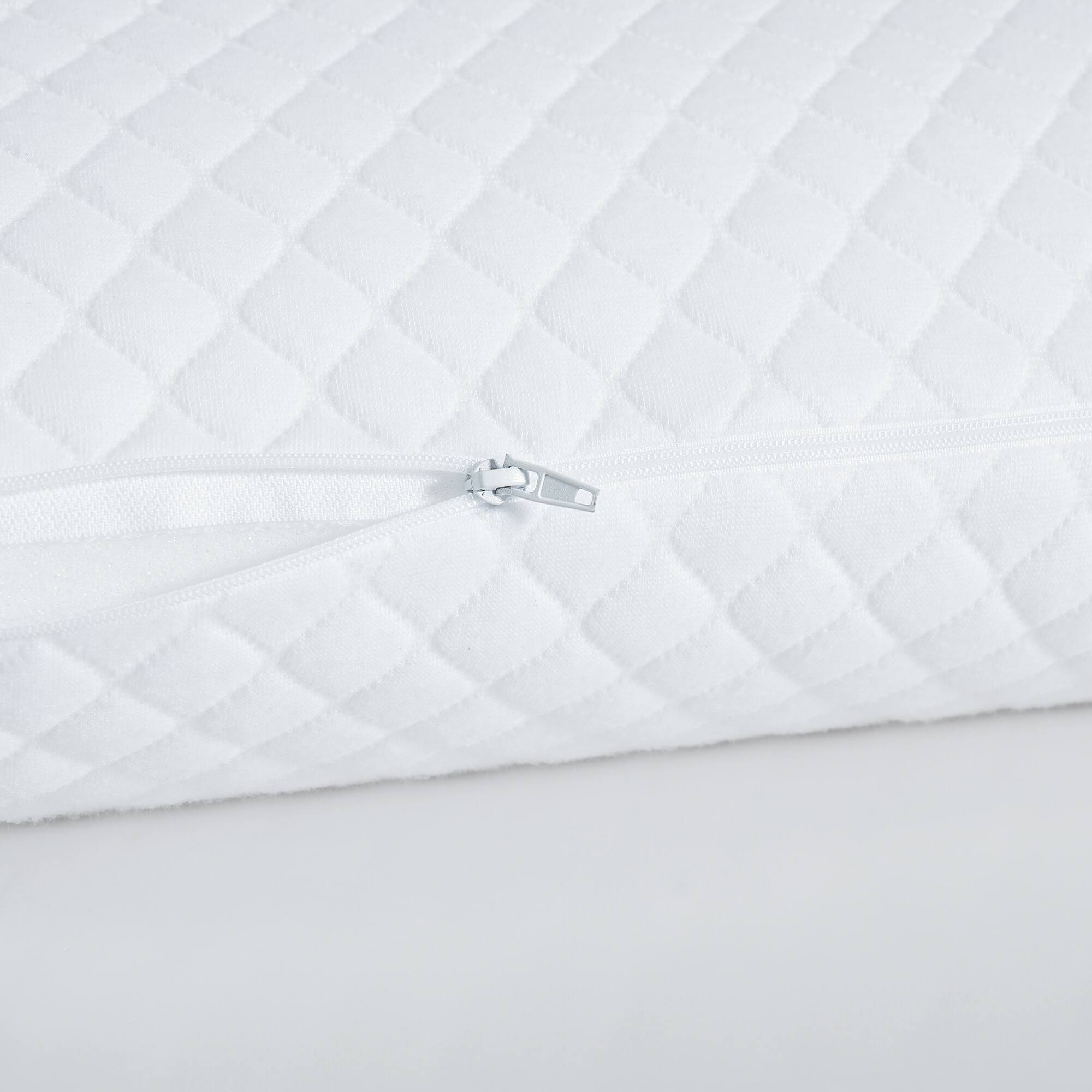 Alt View 2. Sweet Home Collection - 4-Piece Support Wedge Pillow Set with High Density Foam - White.