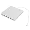 Front. Topteng - Type-C External Blu-ray DVD Combo Drive - Plays Blu-ray & DVDs, Burns DVDs/CDs, with Touch Buttons for Mac/Windows - Silver.