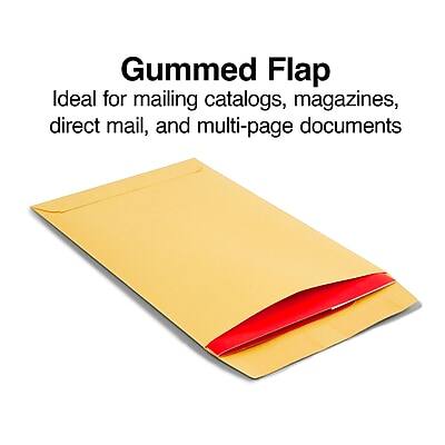 Gummed Flap

Ideal for mailing catalogs, magazines, direct mail, and multi-page documents