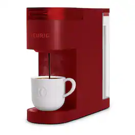 Keurig - K-Slim Single Serve K-Cup Pod Coffee Maker 3 Brew Sizes 46oz - Red