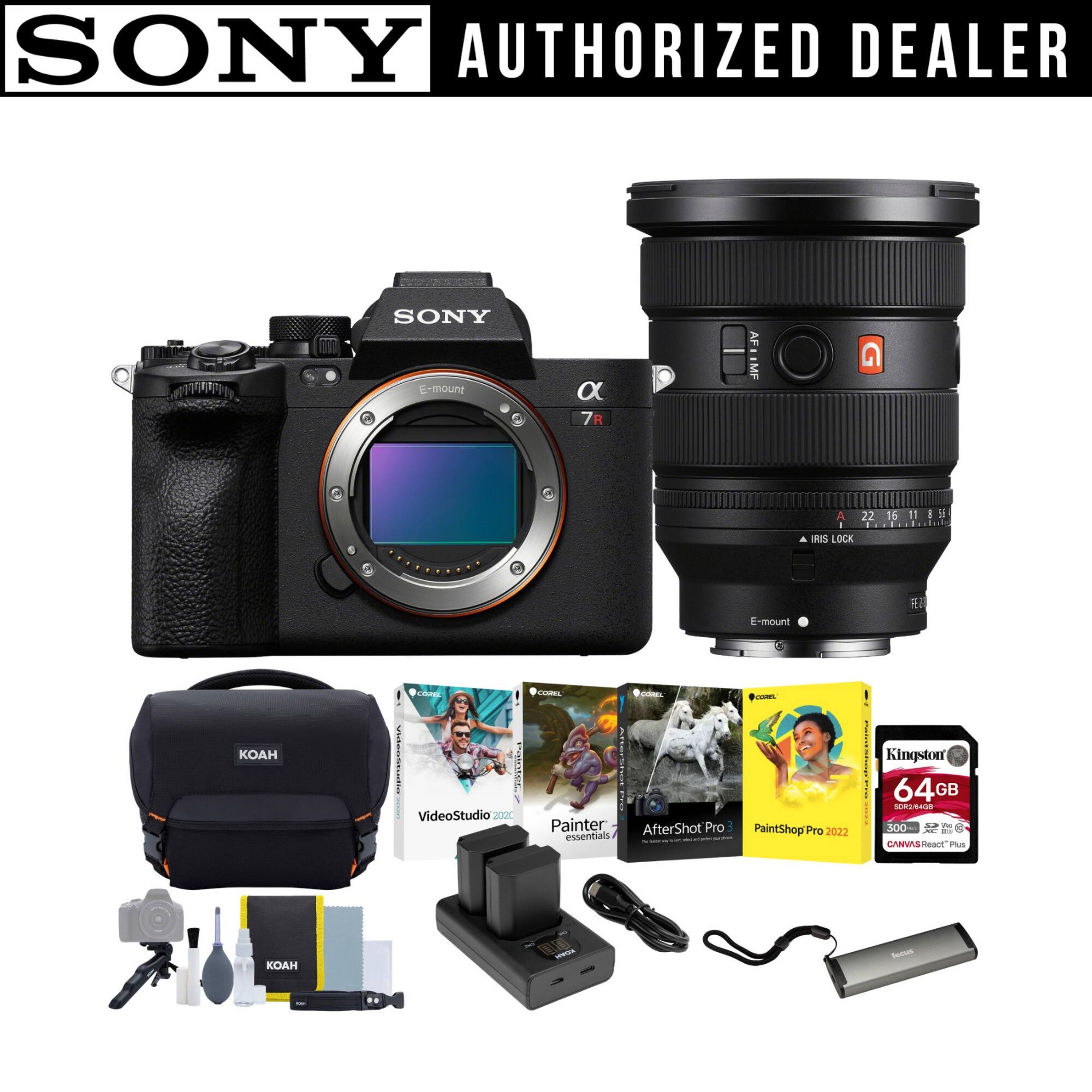 SONY AUTHORIZED DEALER

SONY E-mount

2 a 7R R AF IMF 22 16 T I a RIS LOCK E-mount

El KOAH

cdna

VlaSo

tE

VideoStudio 202

EEEE

Painter

AfterShot Pro 3 essentials

PaintShop Pro 2022

Kingston 64GB

300

CANVAS Ceact

PLS

KOAH