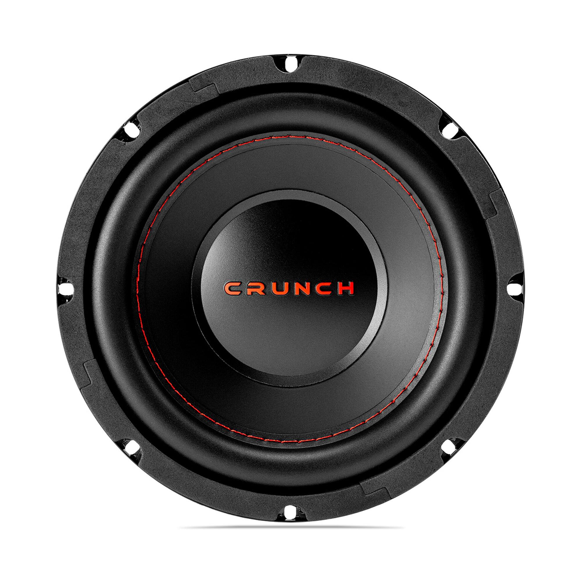Alt View 7. Crunch - Crunch CRW8D4 8 Inch 250 Watt MAX 4 Ohm Dual Voice Coil Car Subwoofer Speaker - Black.