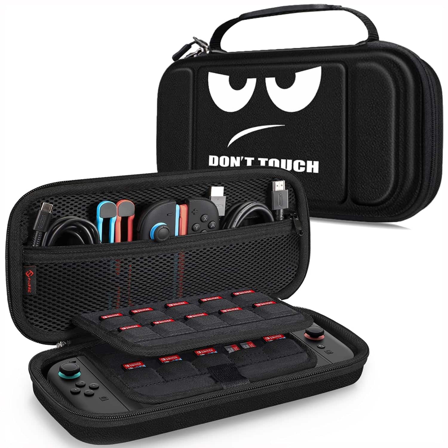 Fintie - Shockproof Carrying Case for Nintendo Switch 2 (2025) Portable Hard Shell Protective Cover, Travel Storage Bag - Dont Touch