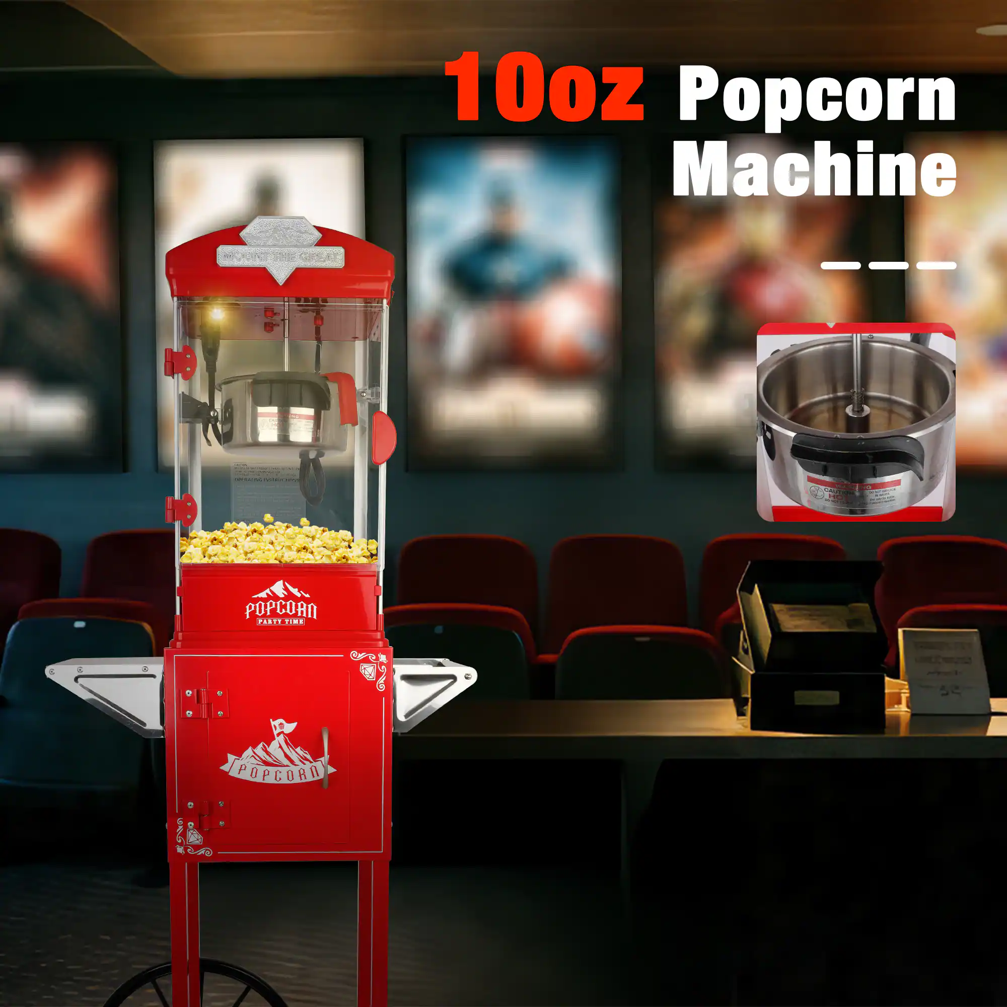 10oz Popcorn Machine

---

10oz Popcorn Machine