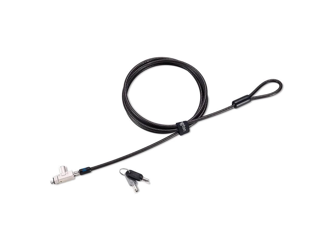 Alt View 6. Kensington - Kensington Slim N17 2.0 Keyed Laptop Lock for Wedge-Shaped Slots K60500WW.