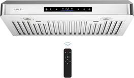 Chery Life - 36 inches - Convertible - Under cabinet Range Hood - Silver