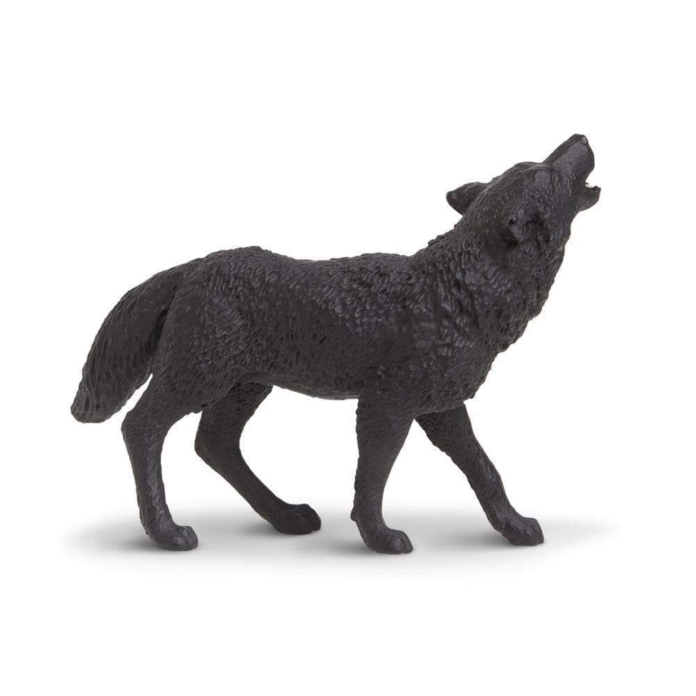 Back. Safari Ltd. - Black Wolf.
