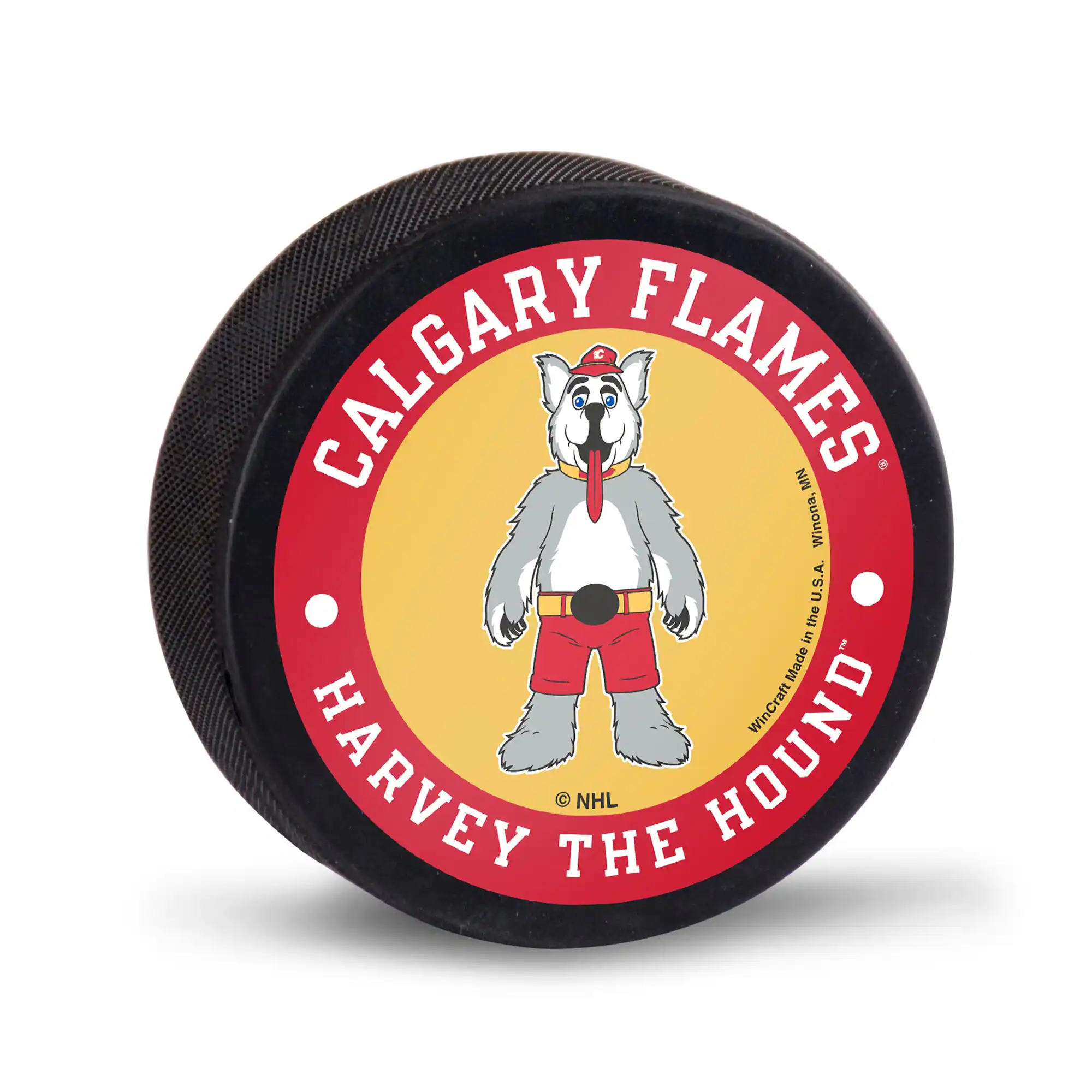 CALGARY FLAMES  
HARVEY THE HOUND  
© NHL  
WinCraft Made in the USA.