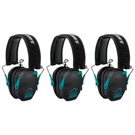 Walkers - Walker's Razor Slim Electronic Shooting Muffs 3-Pack - Teal