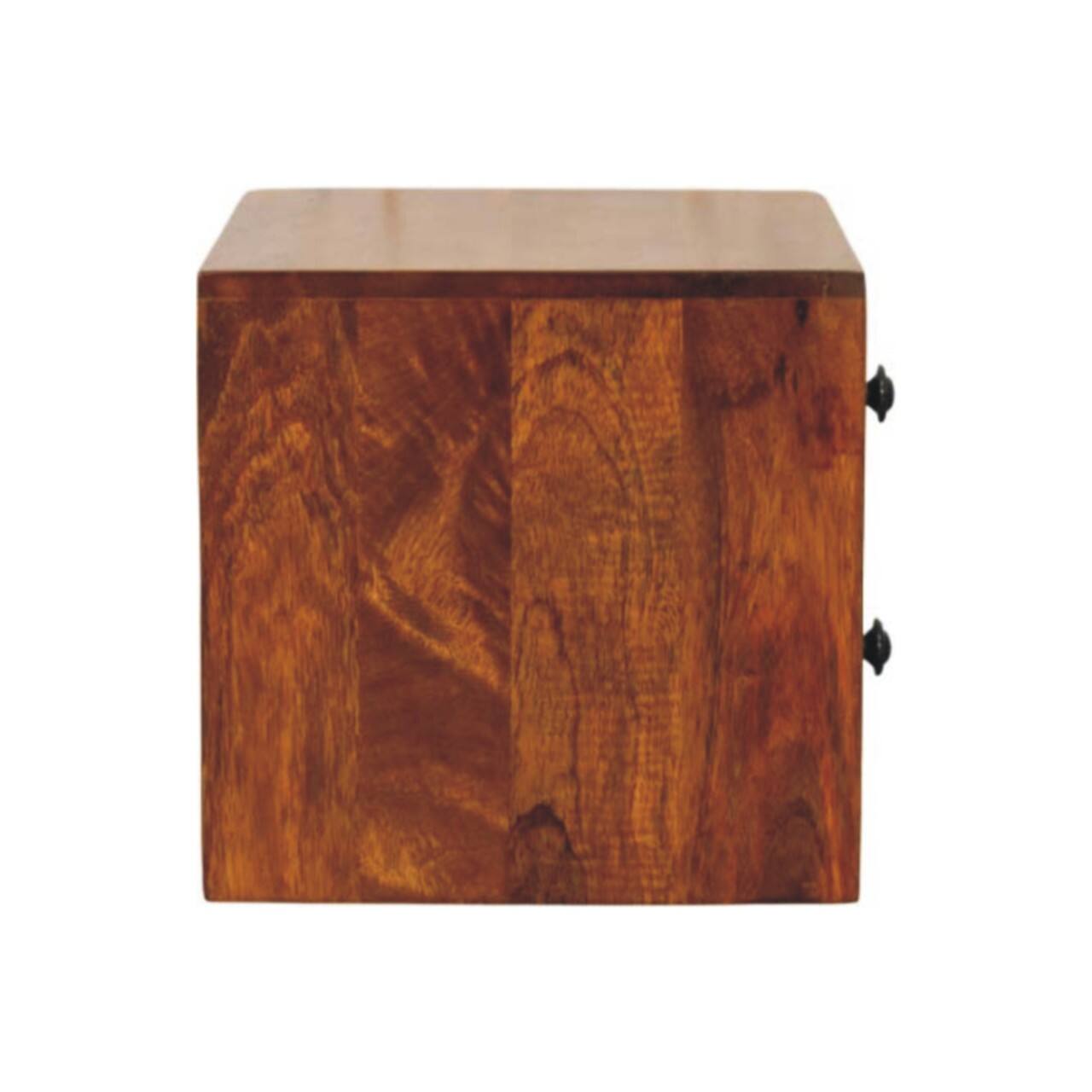 Alt View 4. Artisan Furniture - Artisan Furniture Solid Wood Solis 2-Drawer Chestnut Wall Mounted Nightstand - Chestnut.