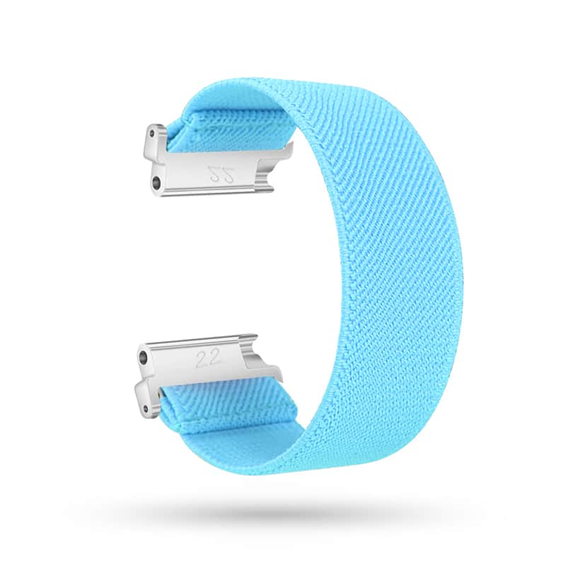 StrapsCo - Stretch Band Nylon Watch Strap For Fitbit Versa & Versa 2 - Sky Blue price history on PriceWatchPro