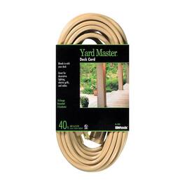 Woods - Yard Master Outdoor 40 ft. L Extension Cord 16/3 - Beige