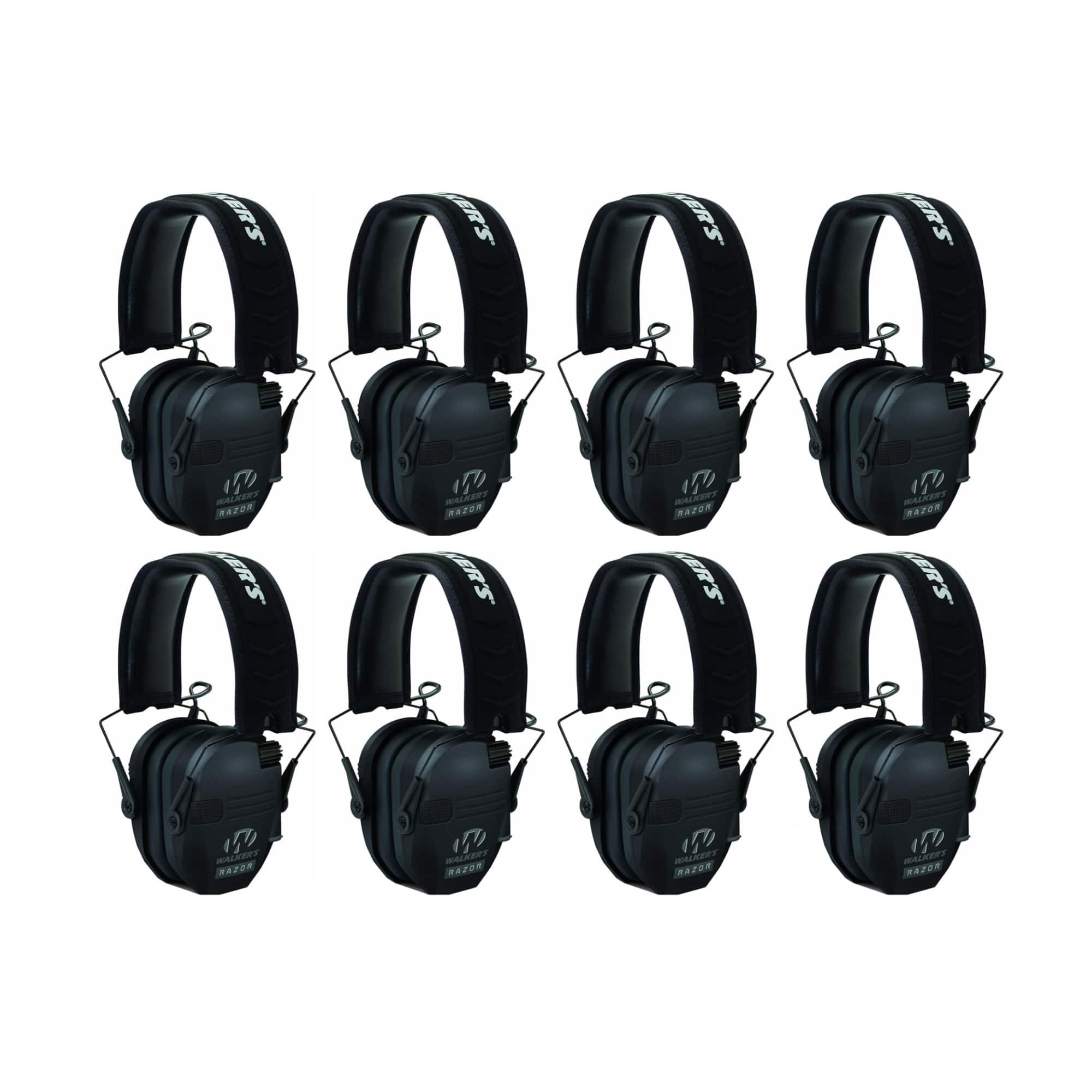Walkers - Walker's Razor Slim Ultra Low Profile Compact Design Earmuffs 8-Pack - Black price history on PriceWatchPro