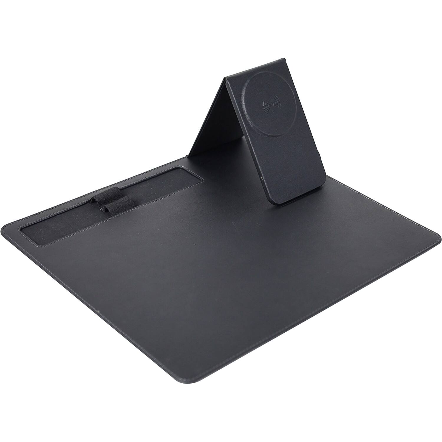 Alt View 11. SaharaCase - Office Mouse Pad with Wireless Charging - Black.