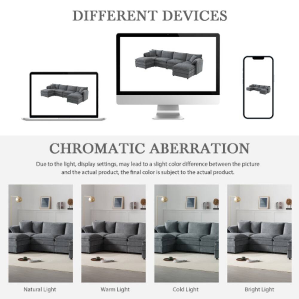 DIFFERENT DEVICES

CHROMATIC ABERRATION

Due to the light, display settings, may lead to a slight color difference between the picture and the actual product, the final color is subject to the actual product.

Natural Light  
Warm Light  
Cold Light  
Bright Light