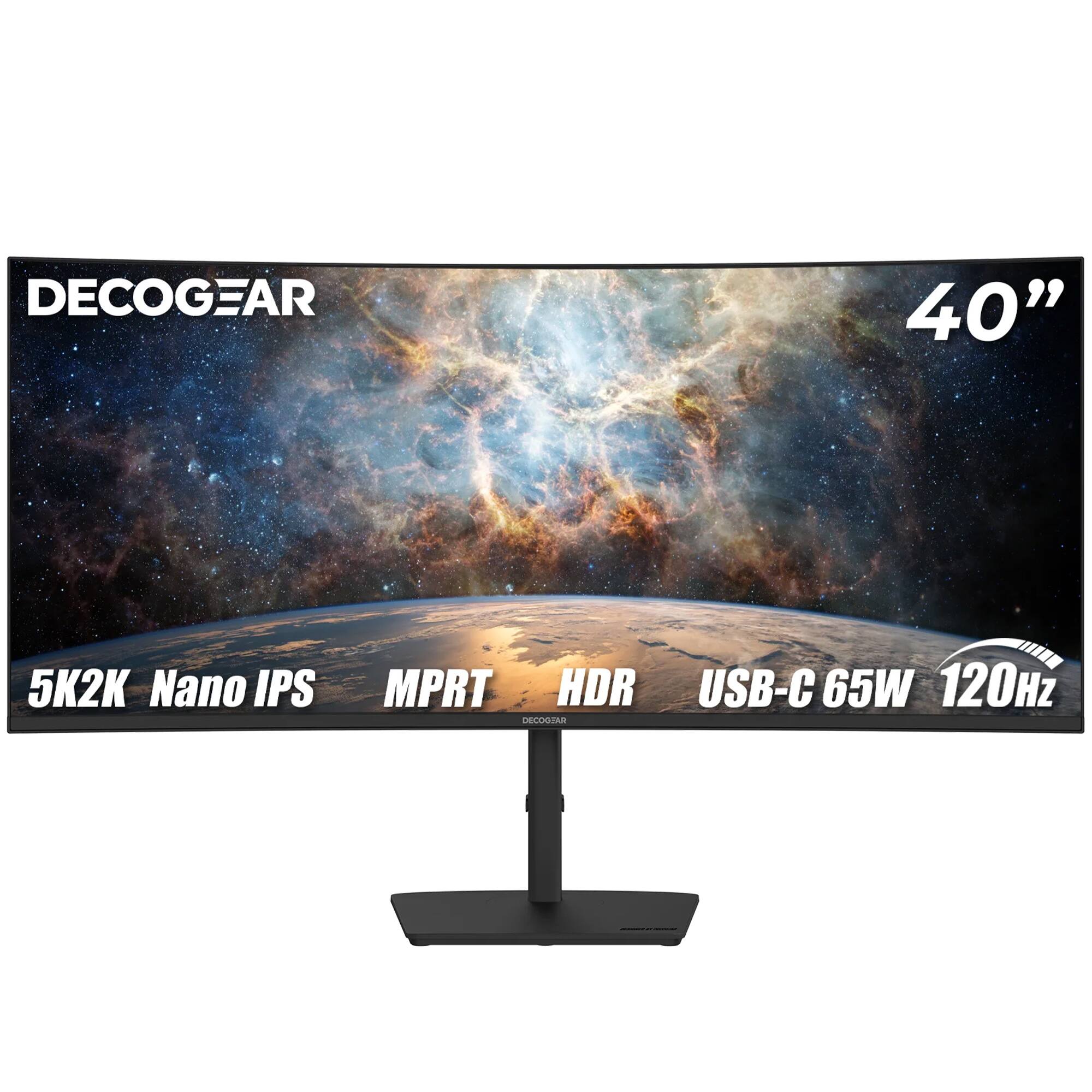 DECOGEAR 40" 5K2K Nano IPS MPRT HDR USB-C 65W 120Hz