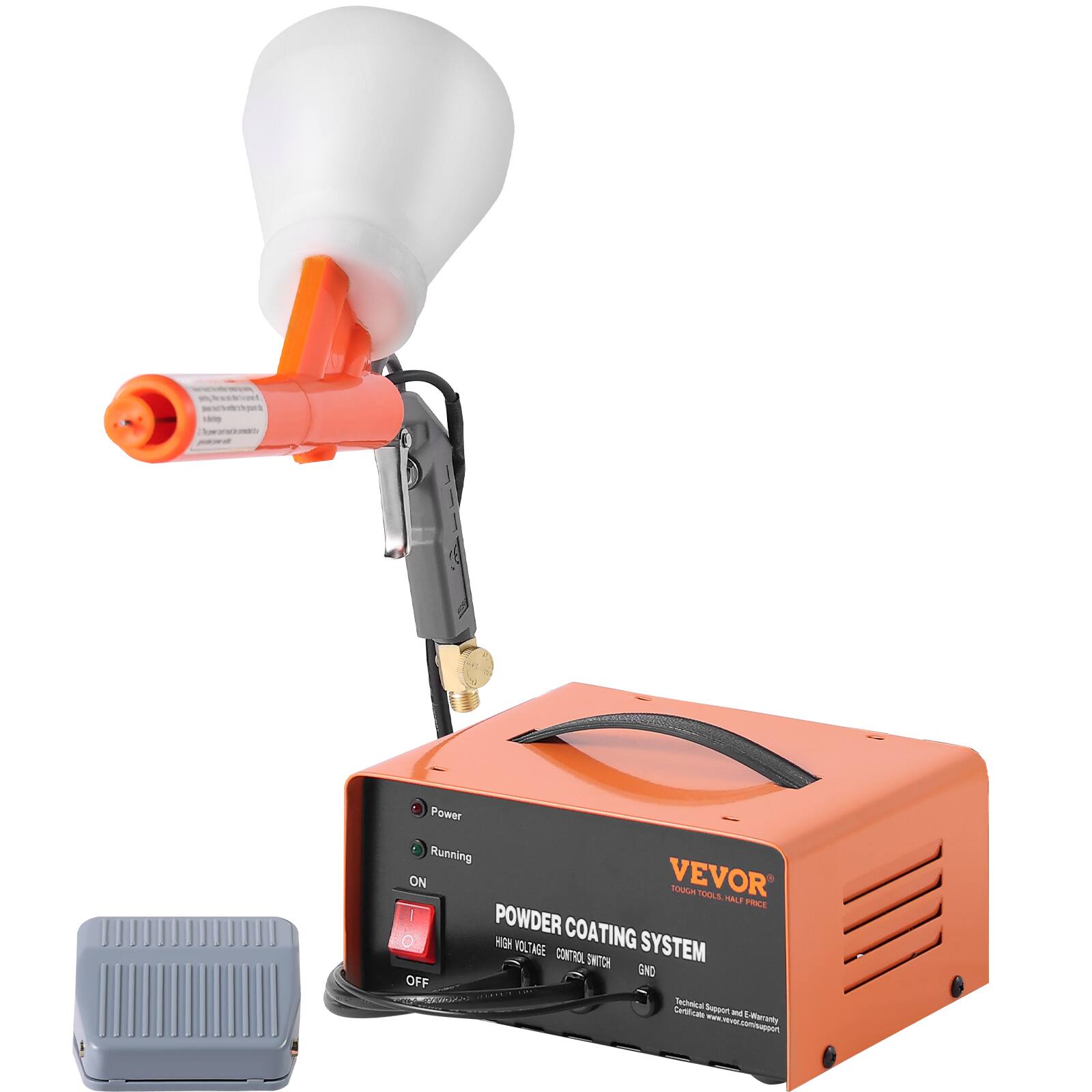 Power Running ON VEVOR TOUGH TOOLS - HALF PRICE POWDER COATING SYSTEM CONTROL SWITCH GND OFF