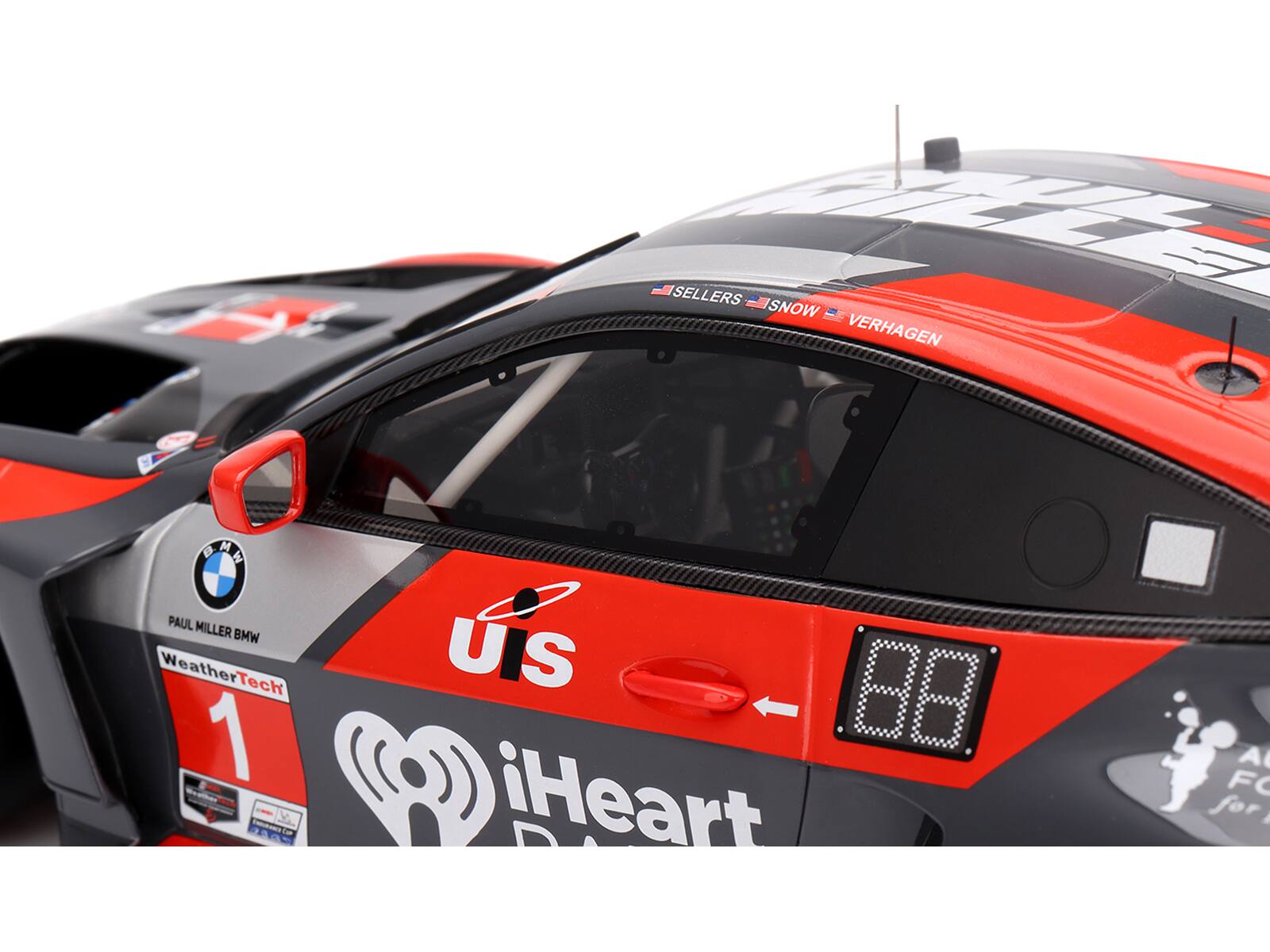 SELLERS SNOW VERHAGEN  
PAUL MILLER BMW  
WeatherTech  
1  
US  
iHeart  
88