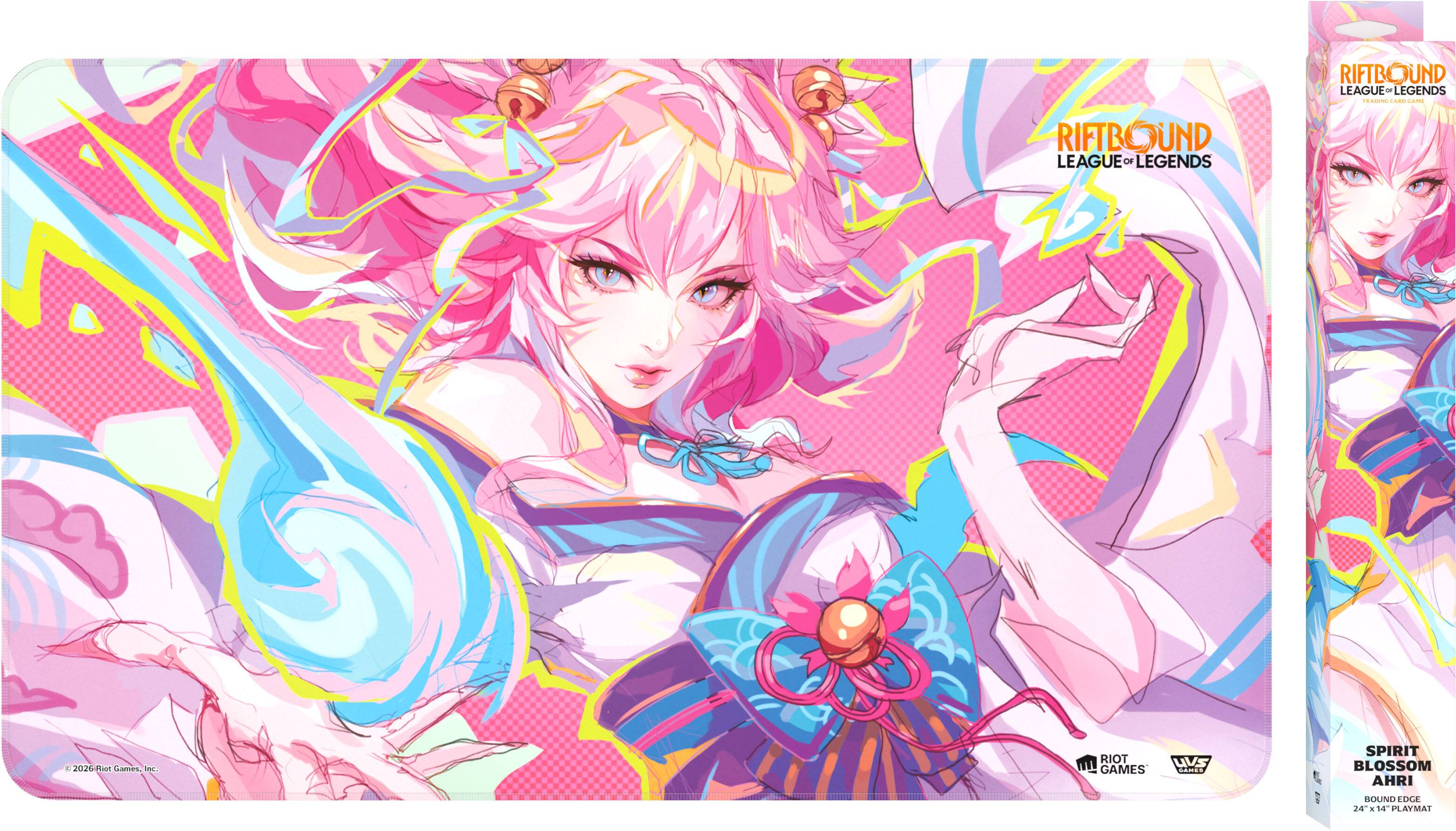 Riftbound Spiritforged Spirit Blossom Ahri Playmat RB-02PM03-EN