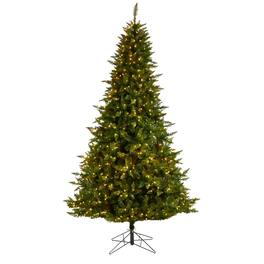 BreeBe - 9’ Vermont Spruce Artificial Christmas Tree with 850 Color - Green