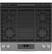 Alt View 11. GE - 5.3 Cu. Ft. Slide-In Gas Range with Steam Cleaning - Matte black.