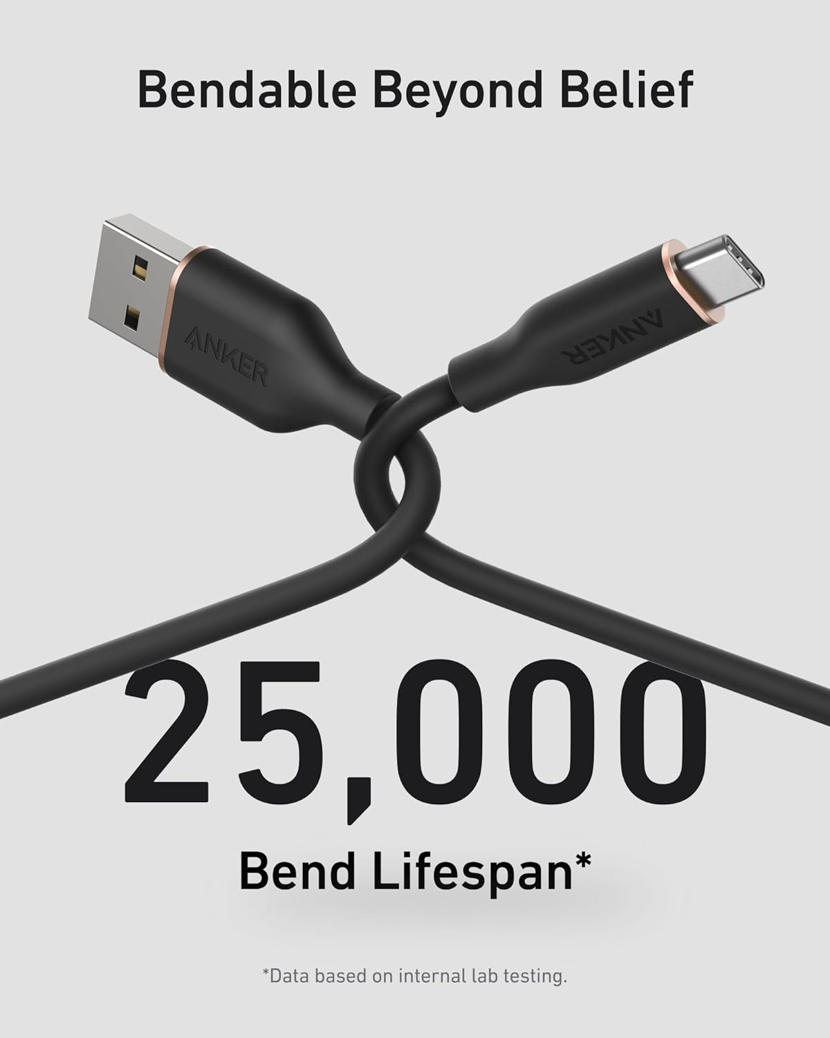 Bendable Beyond Belief

25,000 Bend Lifespan*

*Data based on internal lab testing.