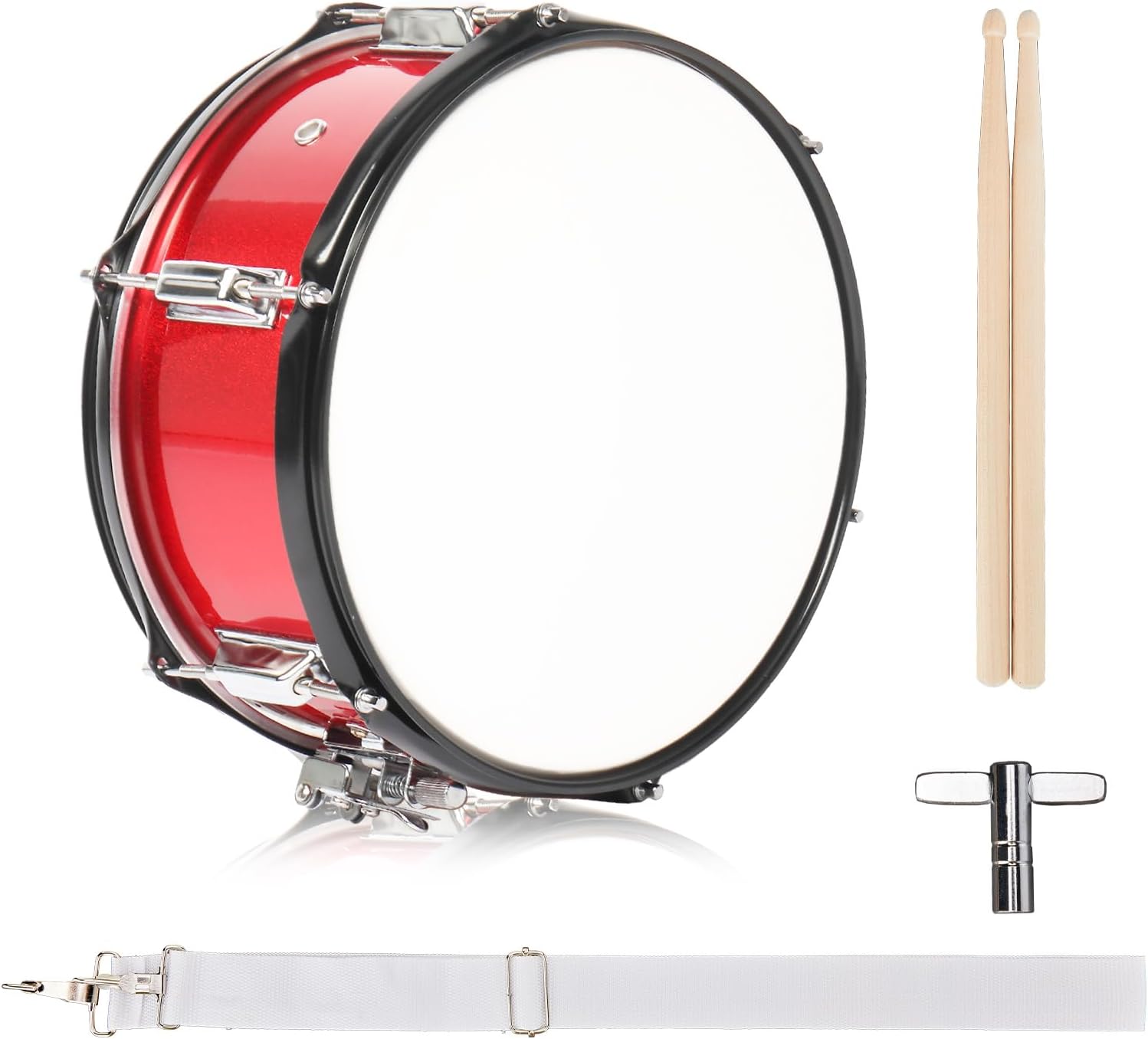 "Winado - 12"" x 5.5"" Snare Drum Kit, Snare Drum Set for Students with Premium Material, Excellent Sound, Classic Appearance (Red)" price history on PriceWatchPro
