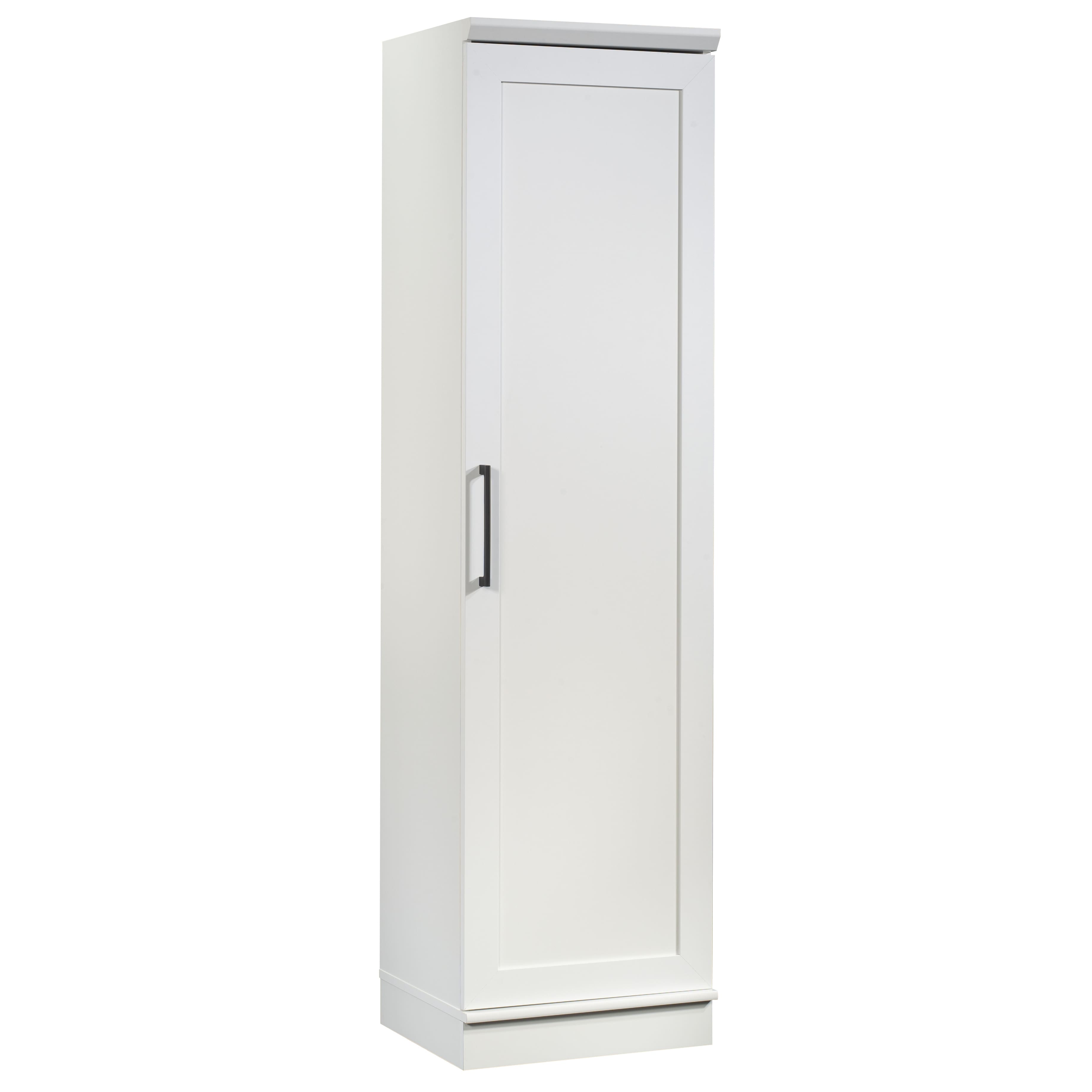 Sauder - Home Plus Single Door Pantry Storage Cabinet - White - Front_Zoom