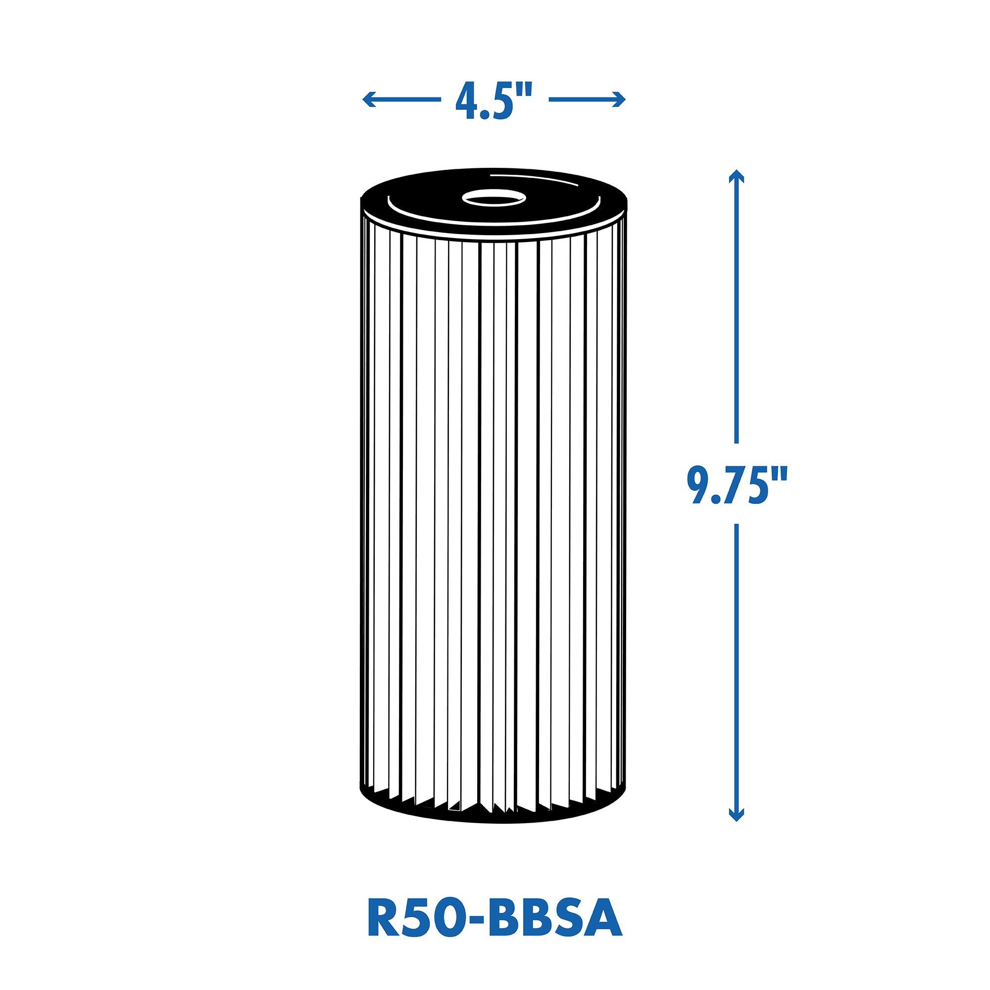 Alt View 16. Culligan - Culligan Coarse Whole Home Heavy Duty 1" Replacement Filter - White.