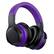 Front. MOVSSOU - MOVSSOU E7 Active Noise Cancelling Wireless Bluetooth Headphone - purple.