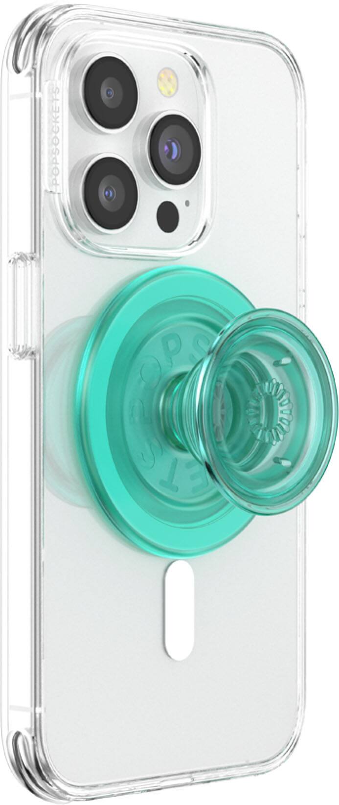PopSockets on a phone case.