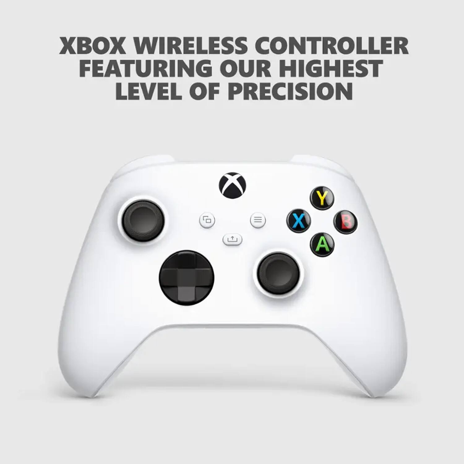 XBOX WIRELESS CONTROLLER  
FEATURING OUR HIGHEST LEVEL OF PRECISION  
X Y A B