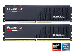 G.SKILL - Flare X5 48GB (2 x 24GB) 288-Pin PC RAM DDR5 6000 (PC5 48000) Desktop Memory Model F5-6000J4048F24GX2-FX5 - Black