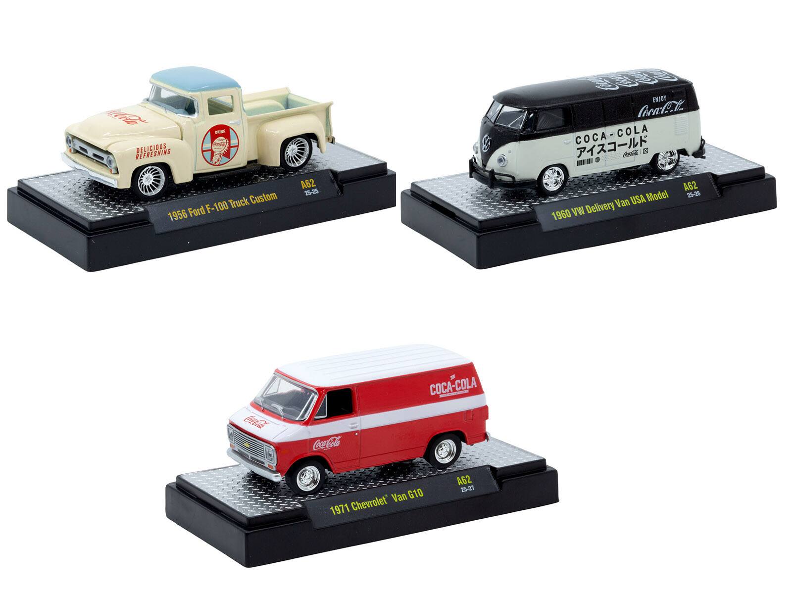 N IMA DELICIOUS REFRESHING Truck Custom Ford F-100 1956 A62 25-25 D SES ENJOY Coca-Cool COCA-COLA - COLA COCA . 2 IEM A62 Model 25-35 Van USA 1960 WW Delivery CoCa CocaCola COCA-COLA Van G10 1971 Chevrolet A62 25-27