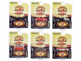 "Busted Knuckle Garage" Series 2 6 piece Set 1/64 Diecast Model Cars by Greenlight - Multicolor