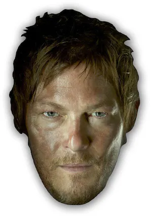 Front. PopMarket - Daryl Dixon Mask - Multicolor.