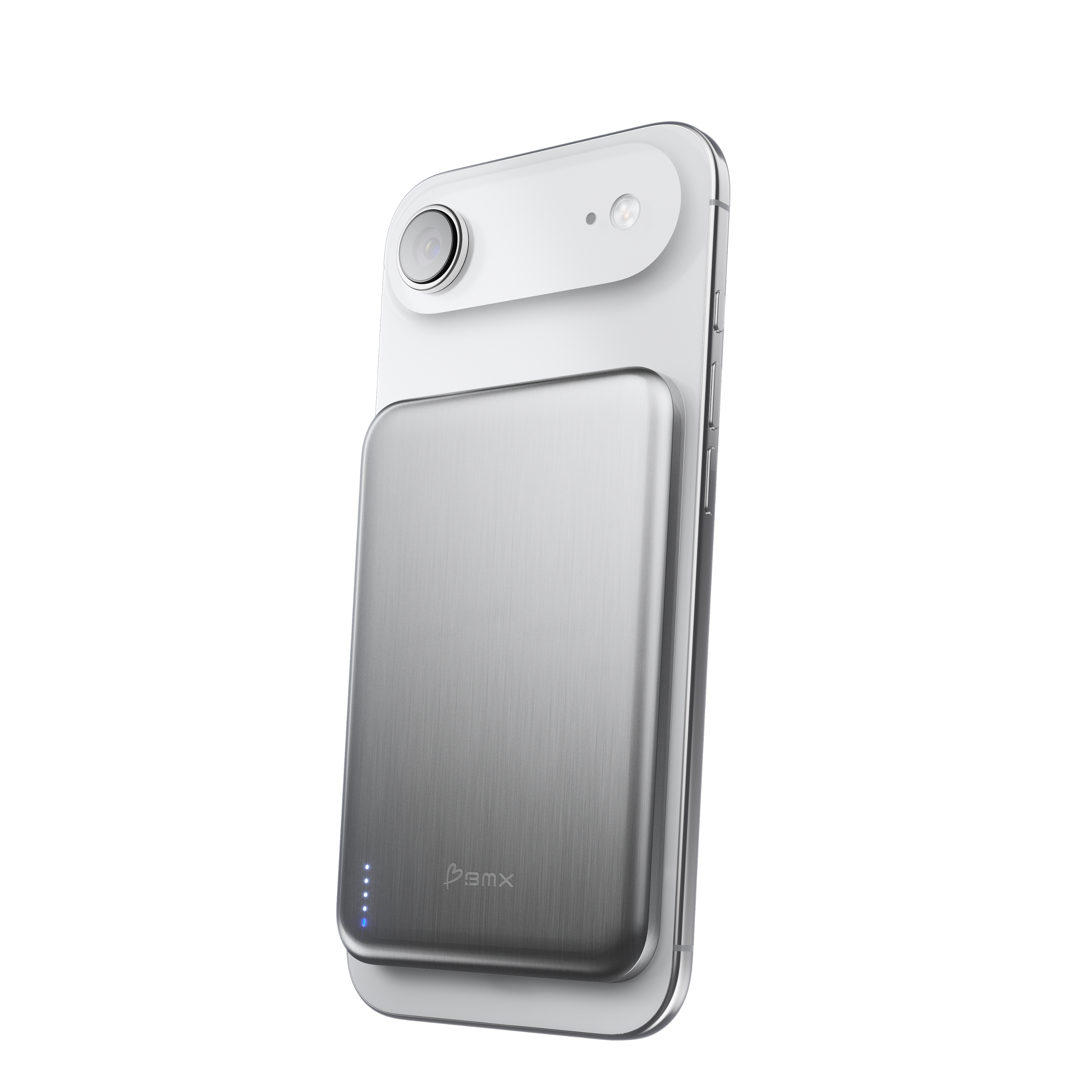 Back. BMX - SolidSafe AIR 5K Magnetic Solid-State Power Bank - Silver.