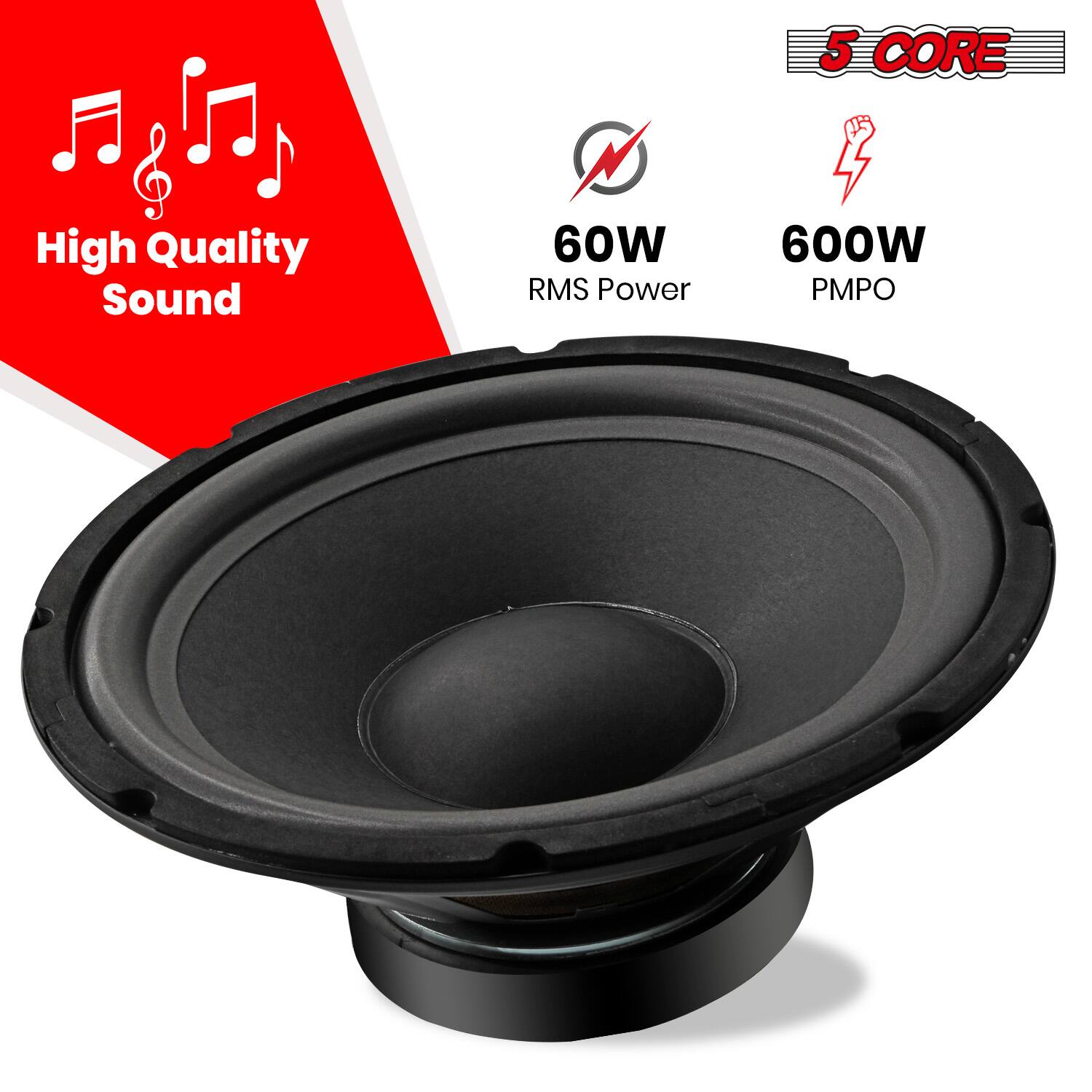 5 CORE  
High Quality Sound  
60W RMS Power  
600W PMPO