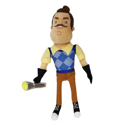 Front. Toynk - Hello Neighbor 15-Inch Plush - The Neighbor w/ Flashlight.