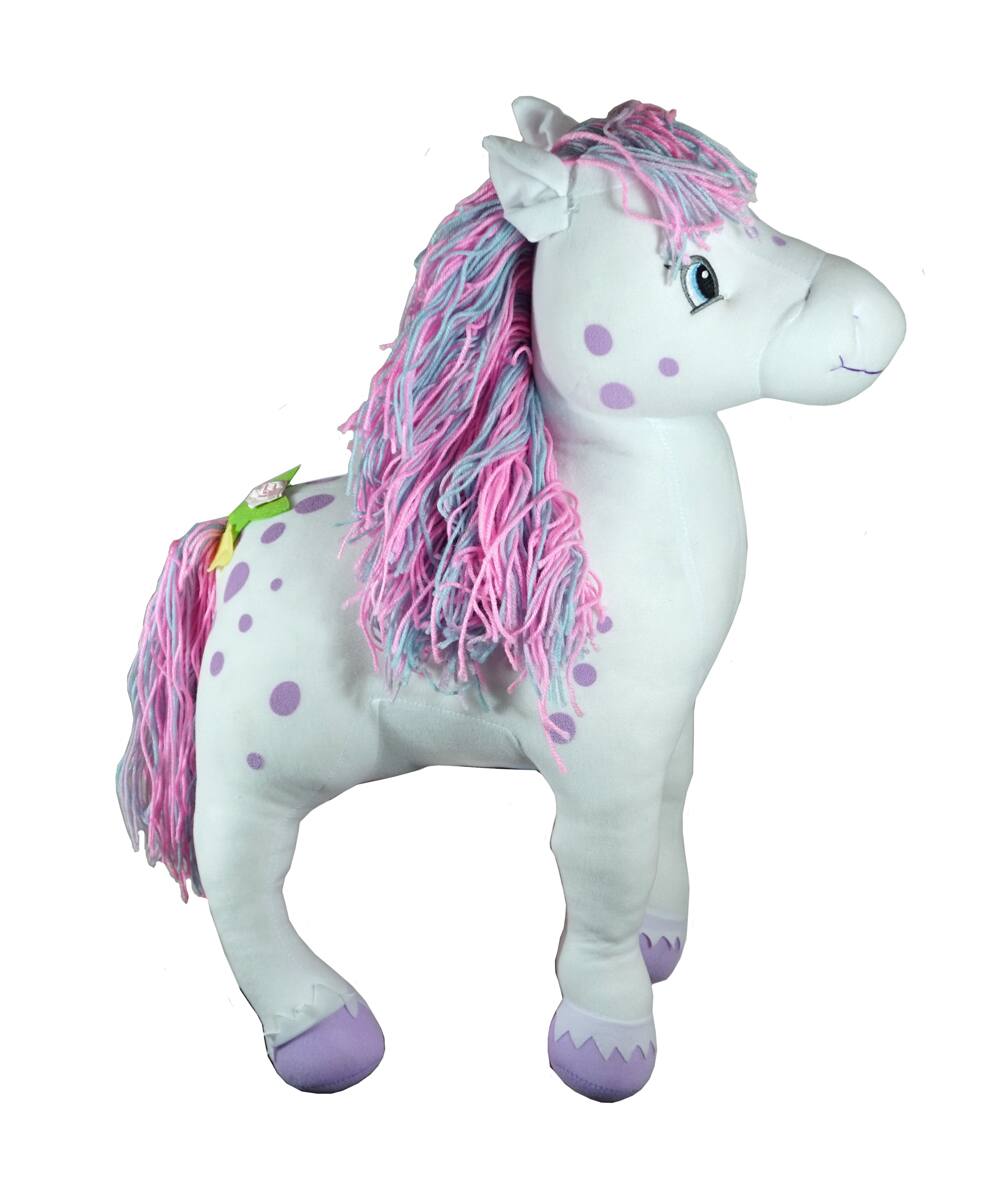 Alt View 1. Hasbro - Strawberry Shortcake 23" Milk Shake Stuffed Animal Plush Pony - Multi.